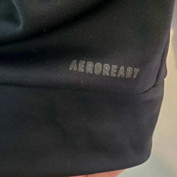 Adidas Men's S Pullover Hoodie Black Aeroready Game & Go Gorpcore Sweatshirt - Picture 7 of 10